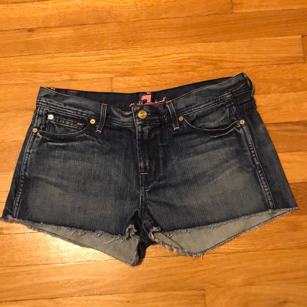 7 For All Mankind “Boy Short” Shorts size 30